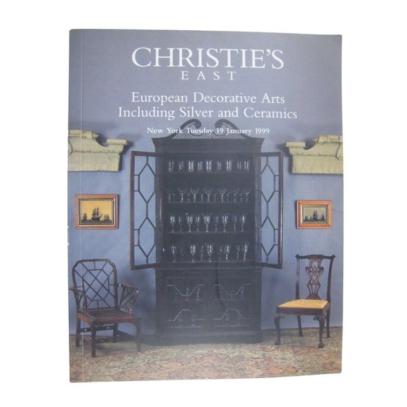 Christie  East Auction Catalog European Decorative Arts Silver Ceramics 1999 - Picture 1 of 7